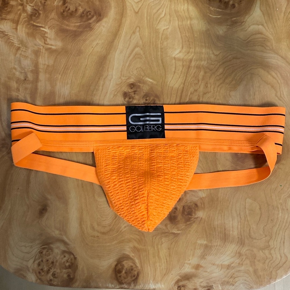Men's Orange Goldberg Jockstrap Underwear
